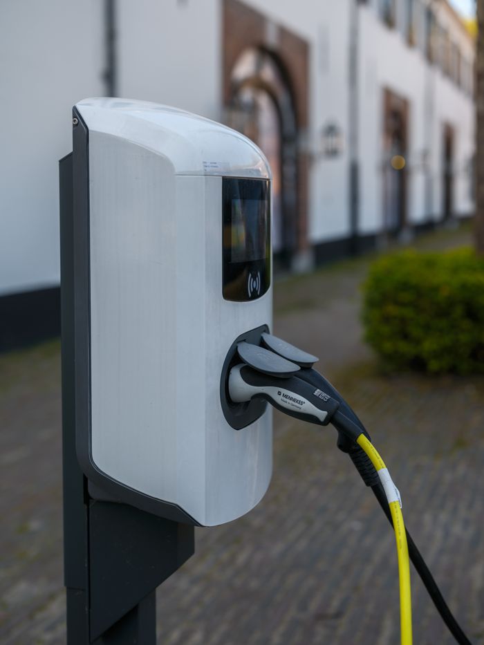 Commercial EV charging station
